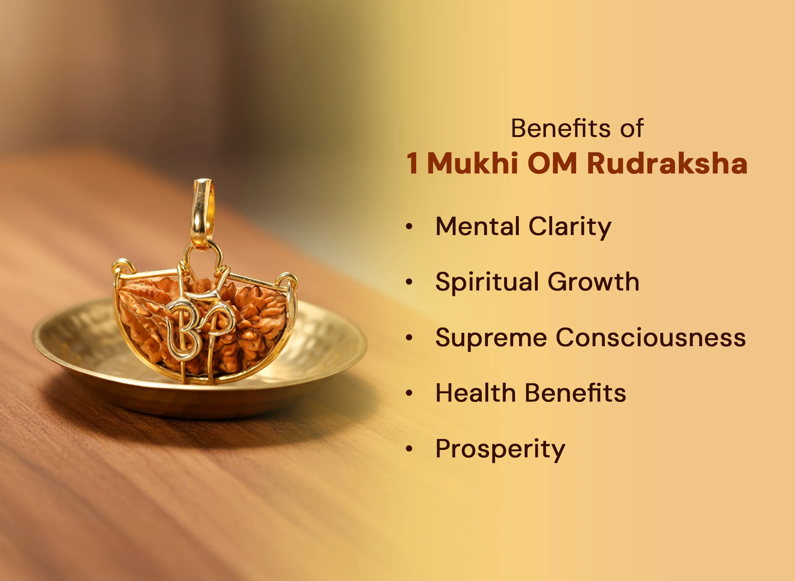1 Mukhi (OM) Rudraksha - Image 2