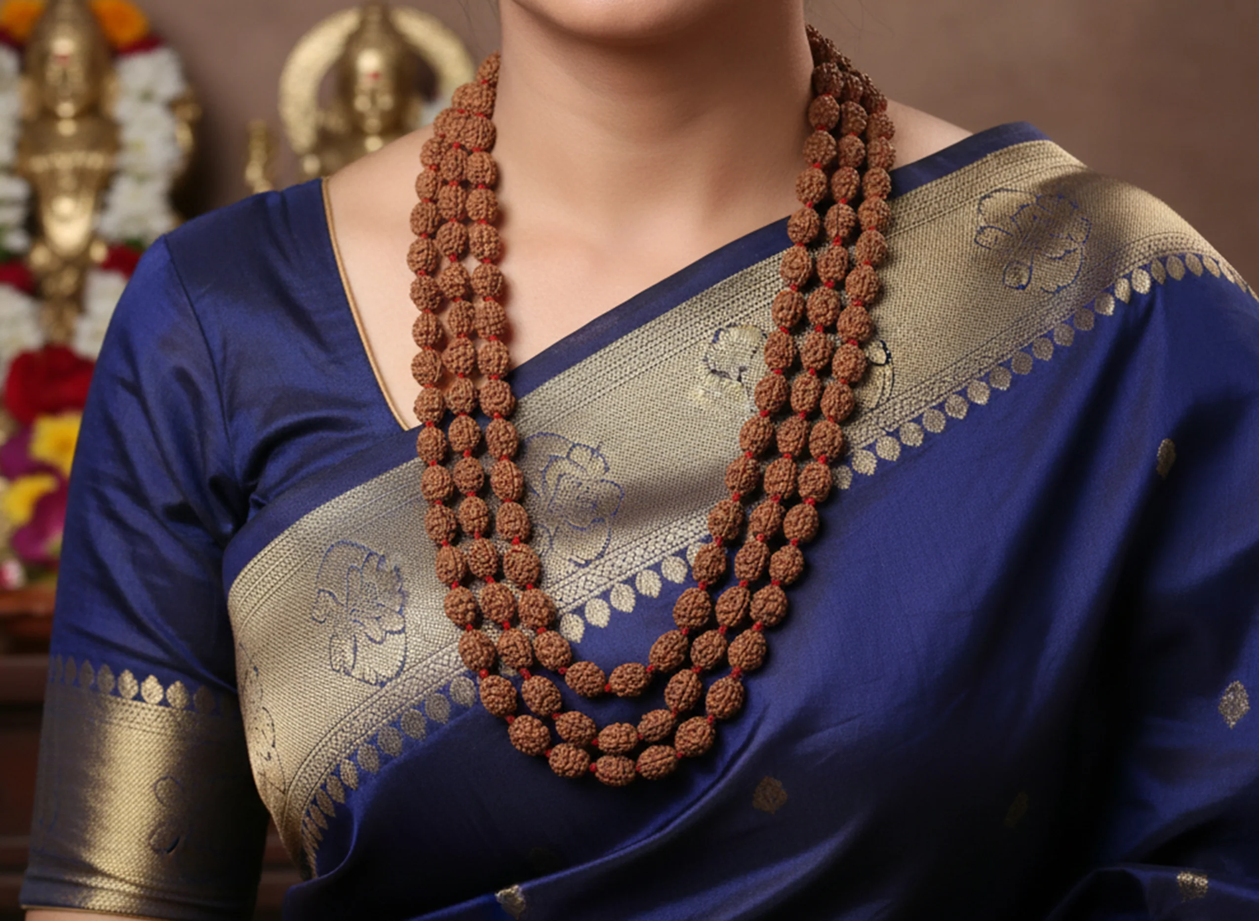 2 Mukhi Rudraksha Mala (54 Beads) - Image 6