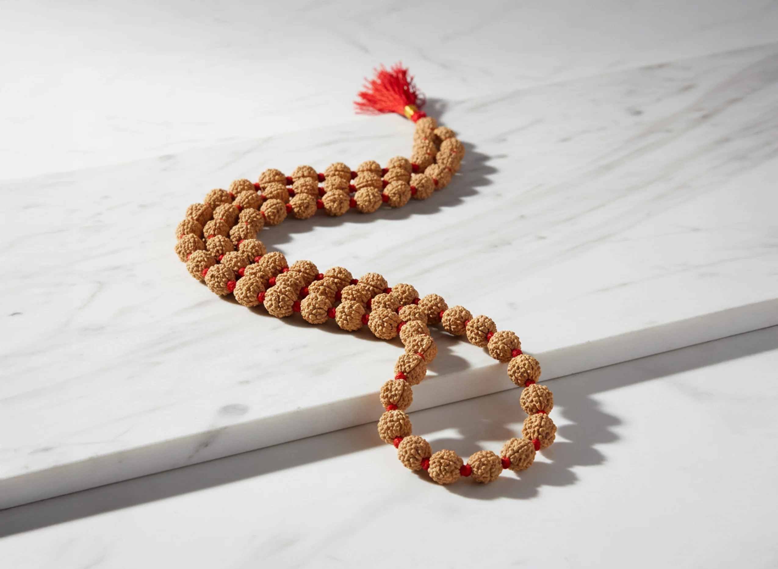 3 Mukhi Rudraksha Mala (108 Beads) - Image 3
