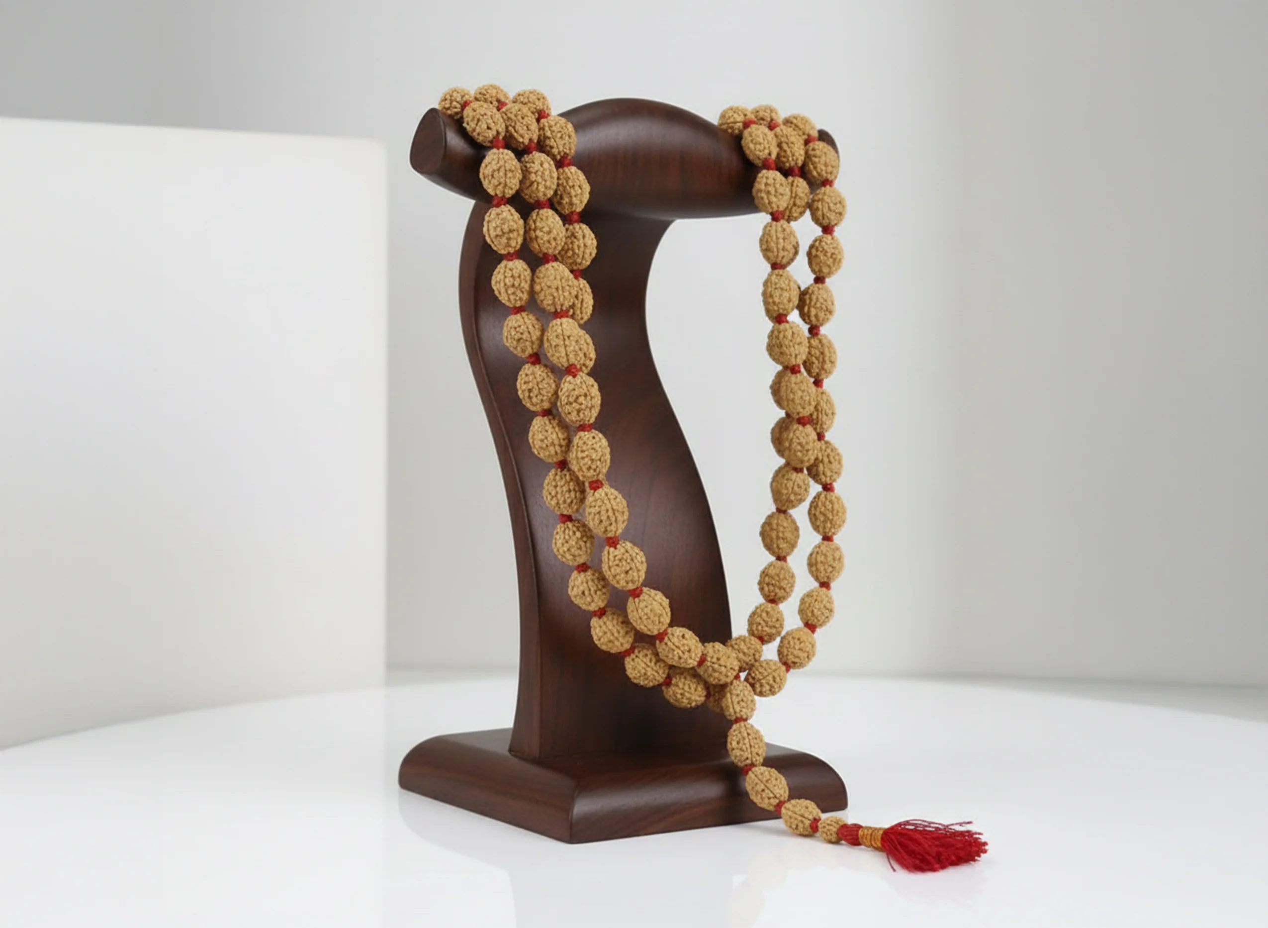3 Mukhi Rudraksha Mala (108 Beads) - Image 4