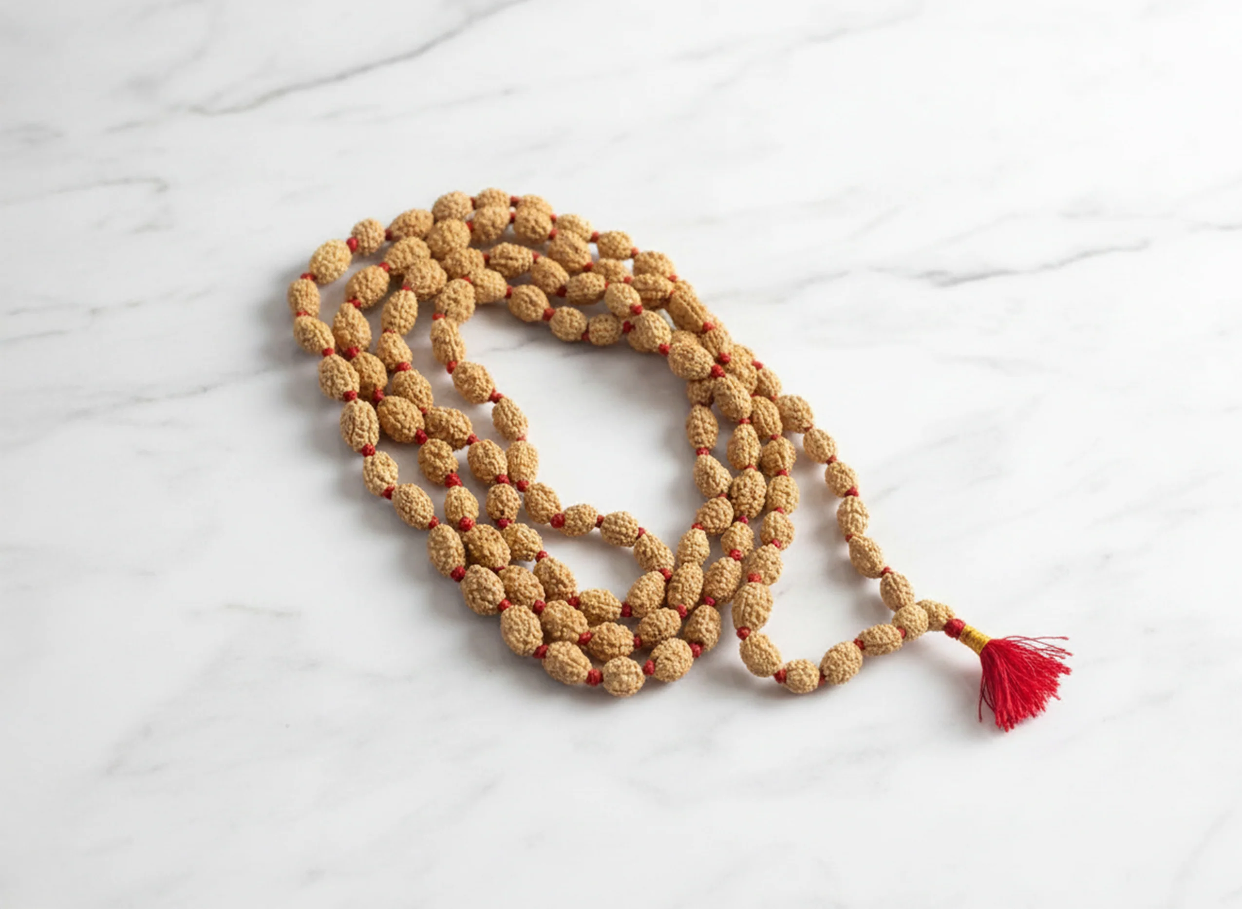 3 Mukhi Rudraksha Mala (54 Beads) - Image 3