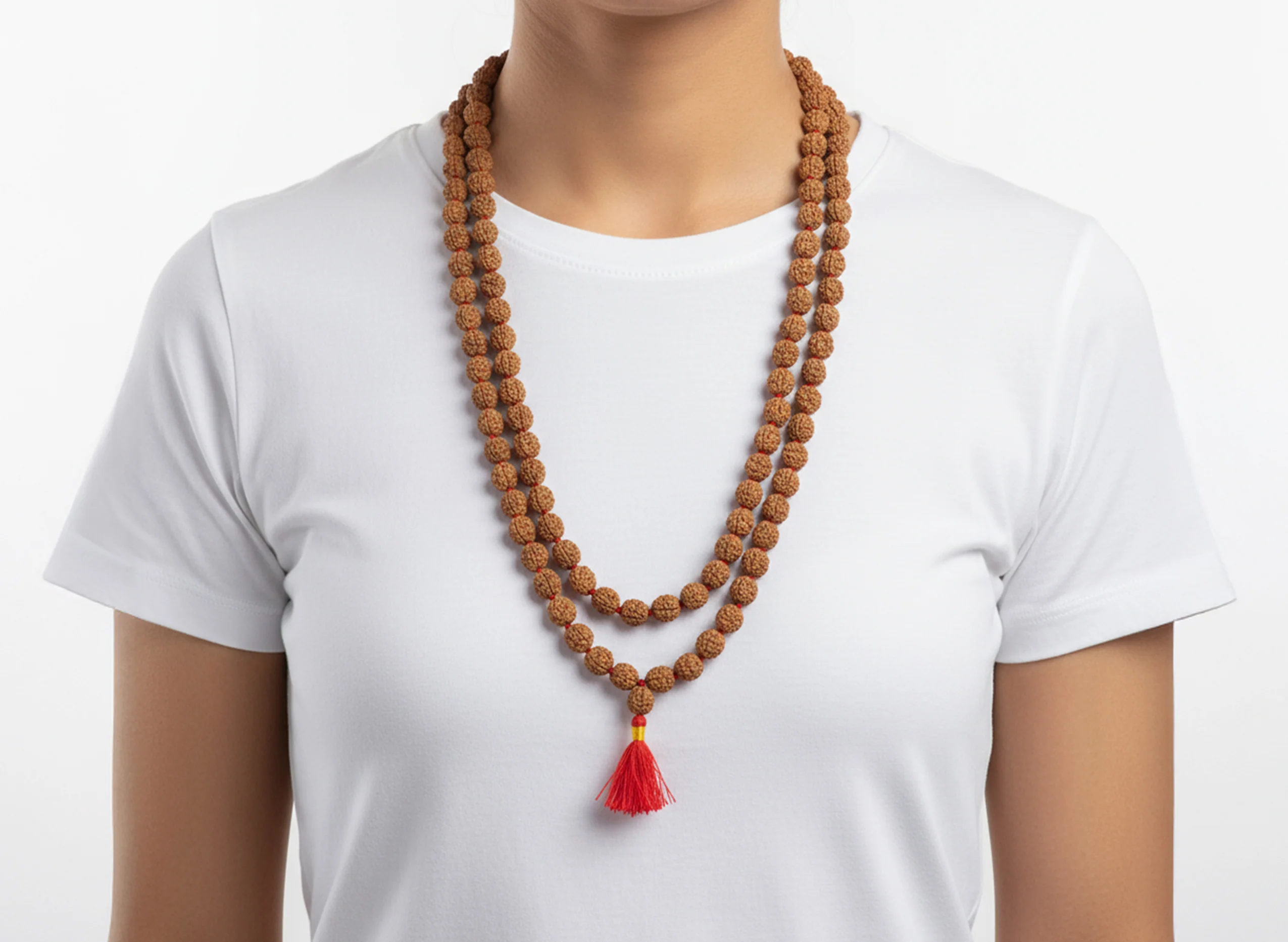 4 Mukhi Rudraksh Mala Beads (108 Beads) - Image 4