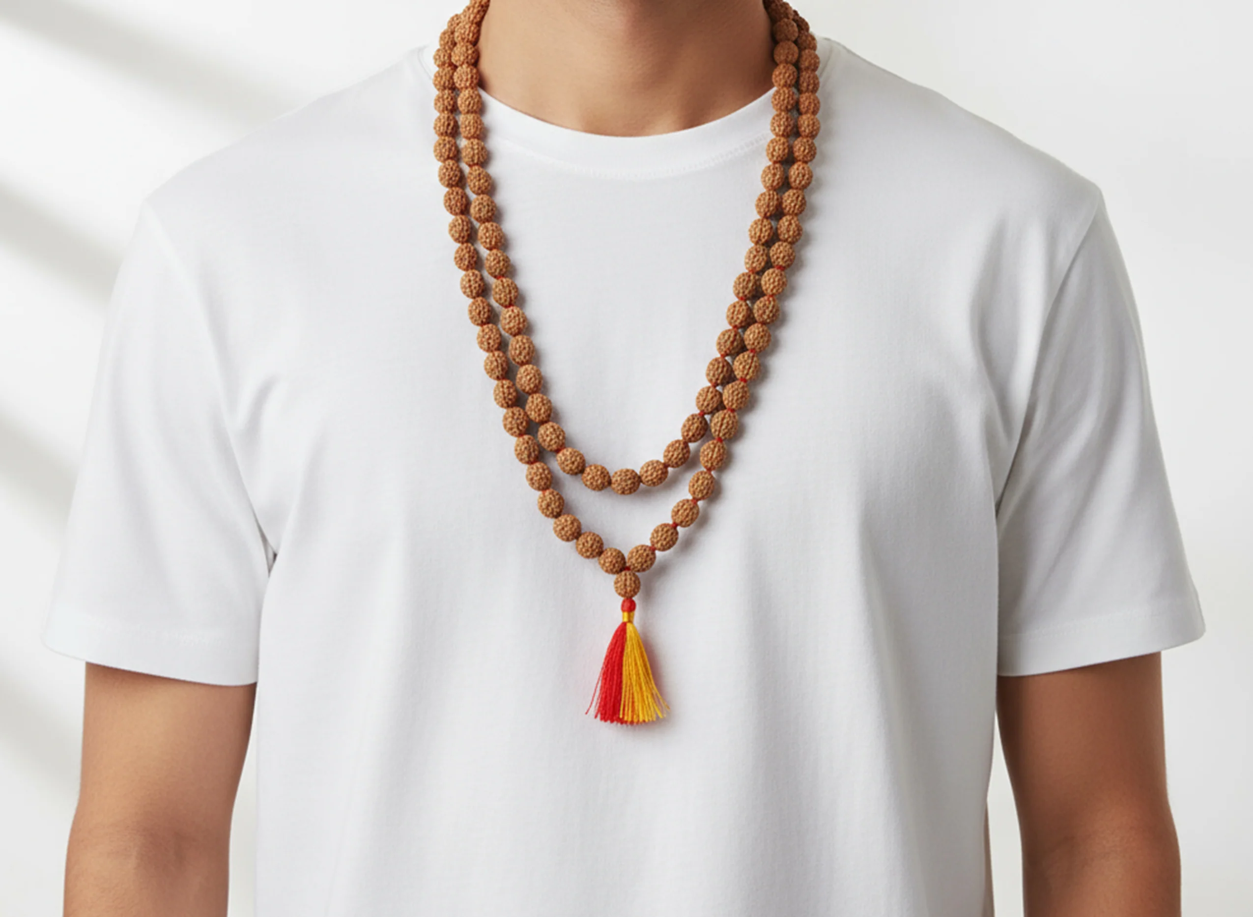 4 Mukhi Rudraksh Mala Beads (108 Beads) - Image 6