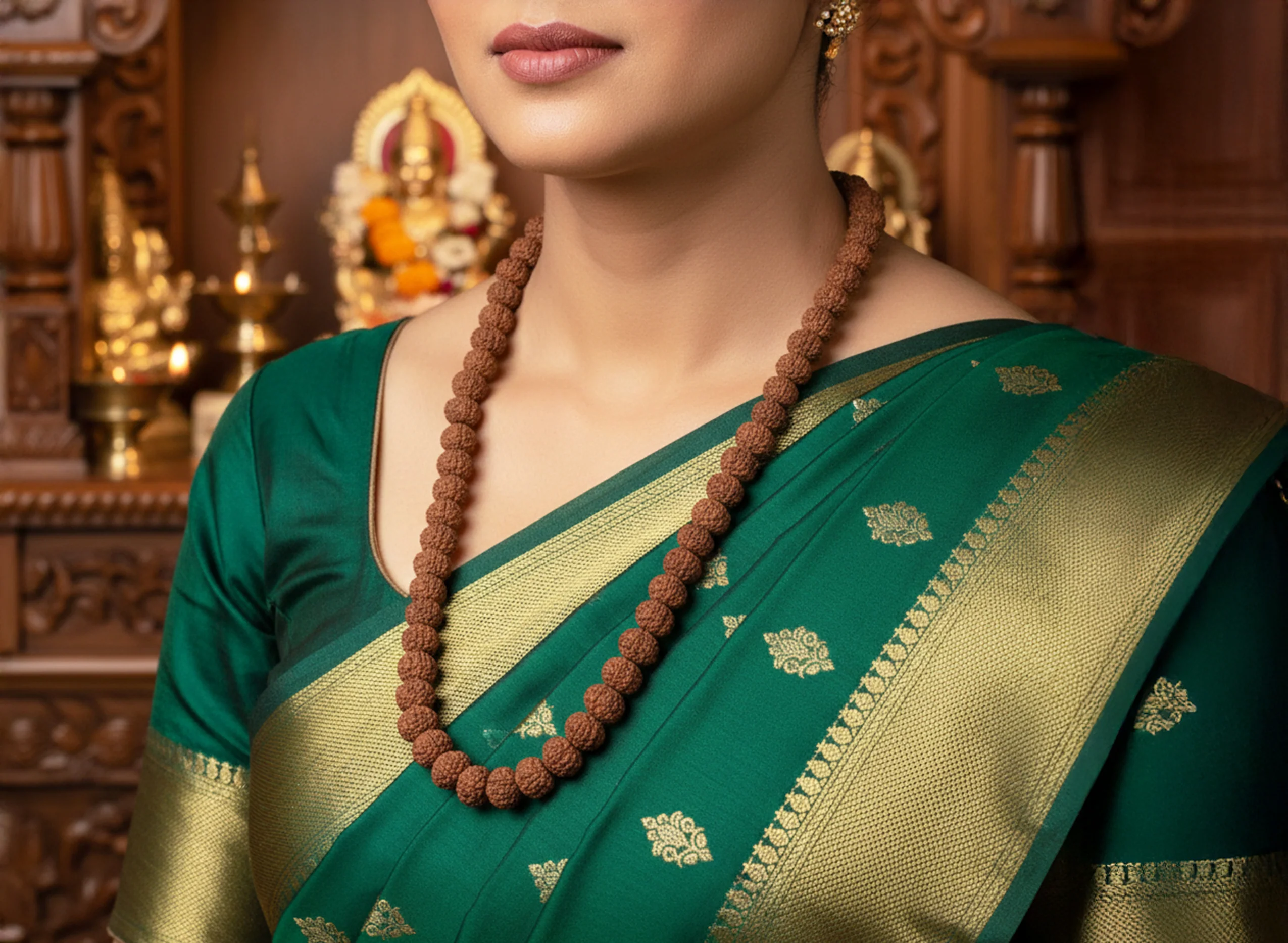7 Mukhi Rudraksha Mala (108 Beads) - Image 6