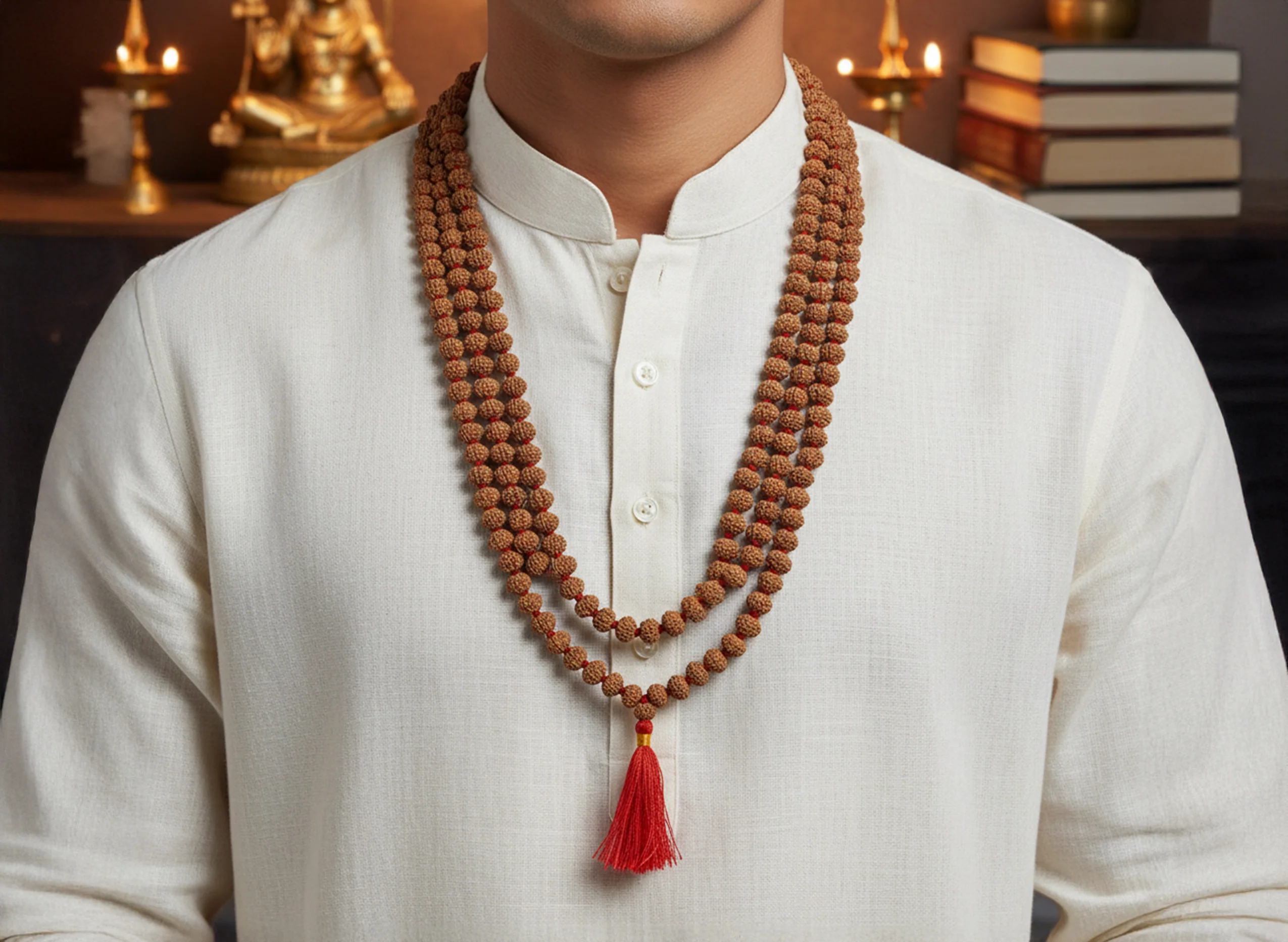9 Mukhi Rudraksha Mala (108 Beads) - Image 6