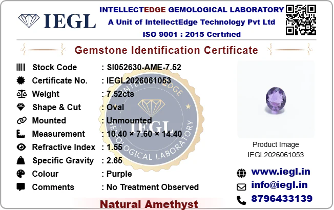 Amethyst - 7.52 Carat - Image 3