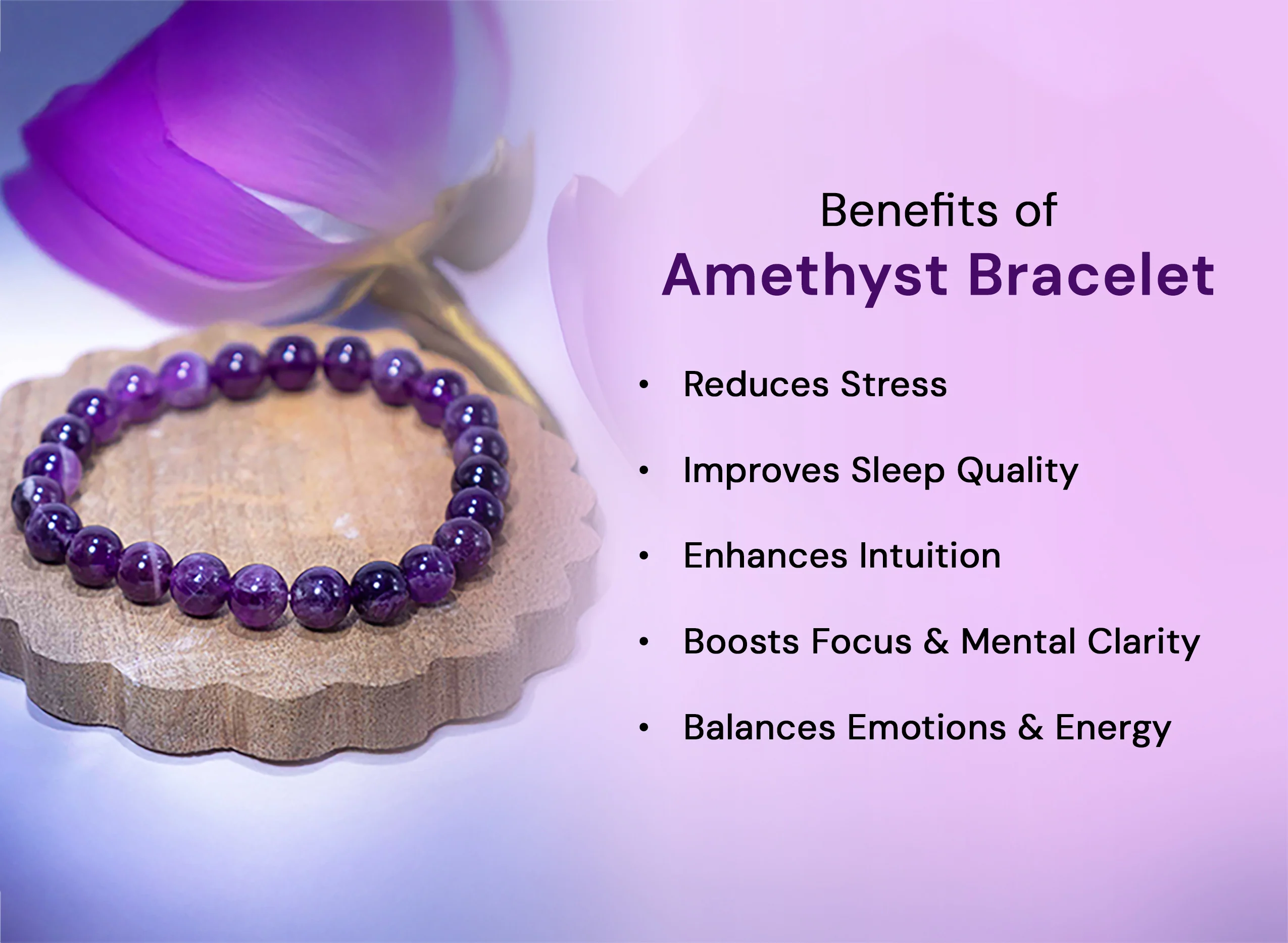 Amethyst Bracelet (Jamuniya) - Image 5