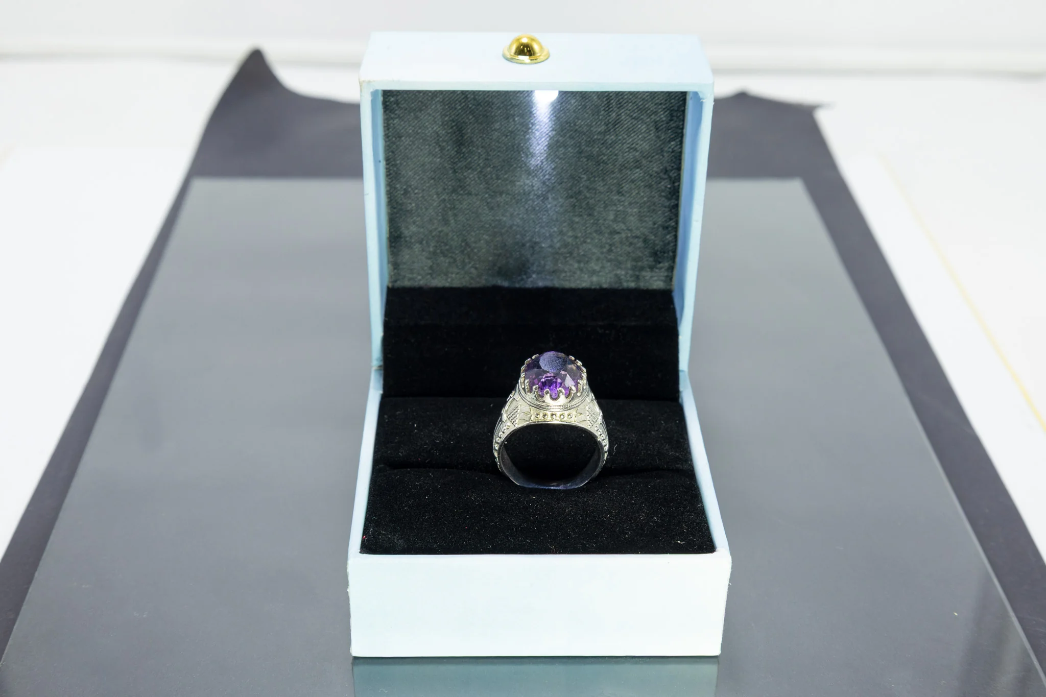 Amethyst Designer Ring (10 Ratti) - Image 7
