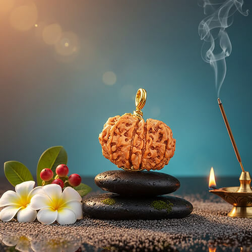 Baarah Mukhi-Twelve-Faced Rudraksha - Lab Certified (Without Mala) - Image 2