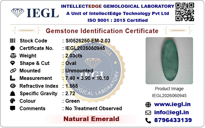 Brazilian Emerald - 2.03 Carat - Image 3