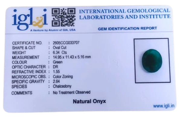 Onyx - 6.34 Carat - Image 3
