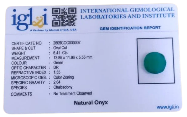 Onyx - 6.41 Carat - Image 3