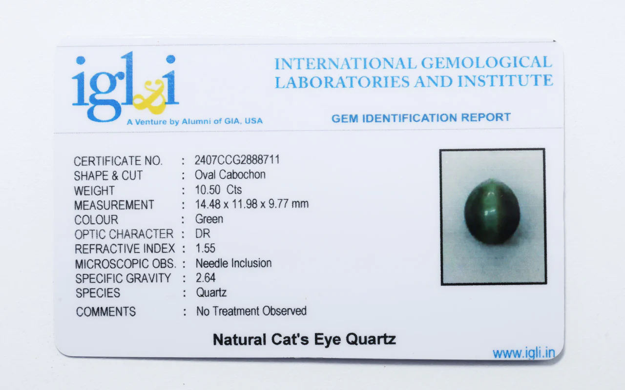 Cat Eye 10.50 Carat - Image 3