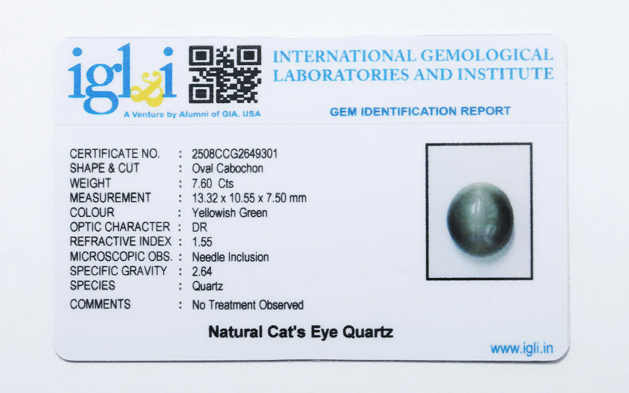 Cat Eye 7.70 Carat - Image 3