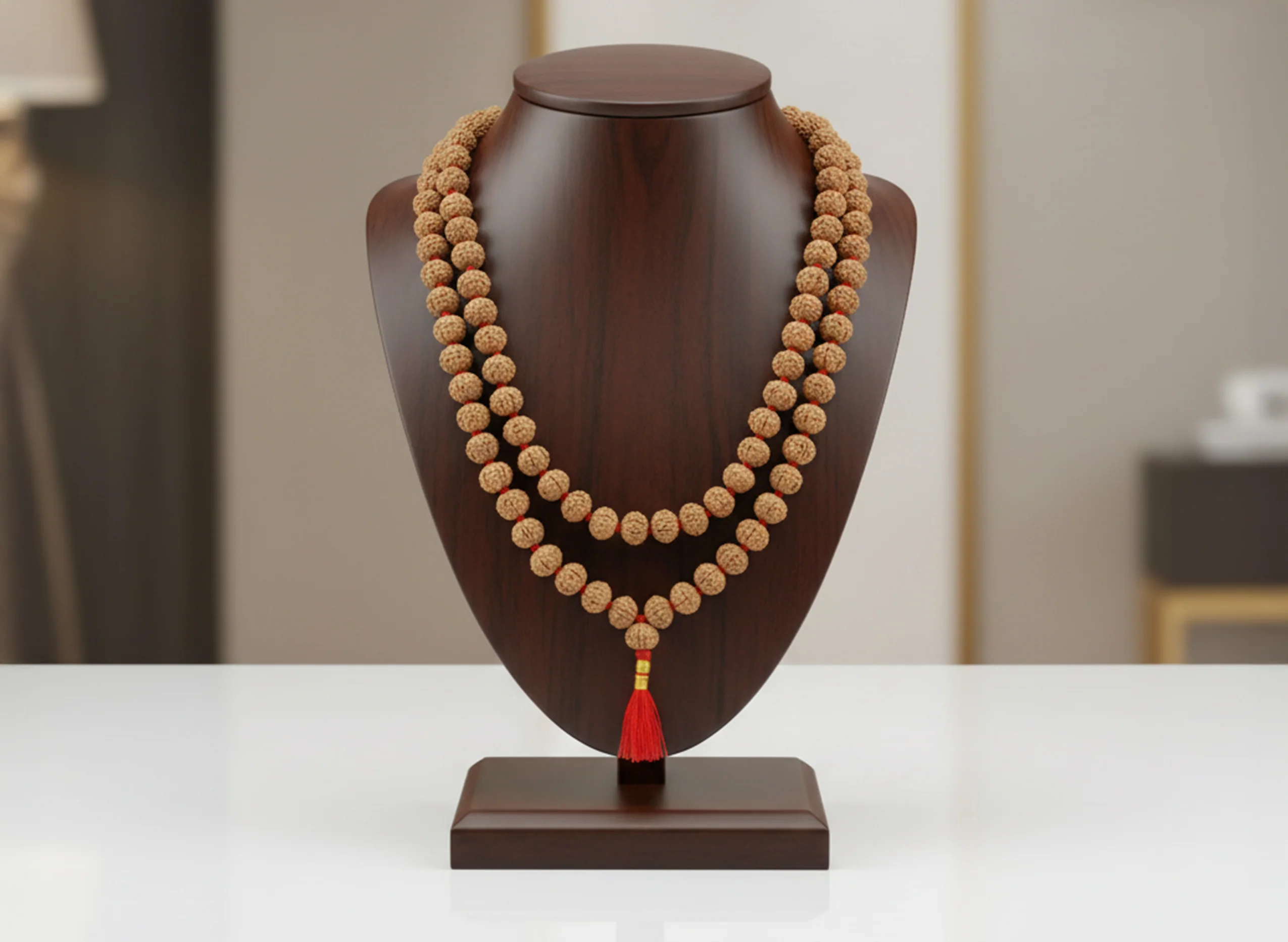 6 Mukhi Rudraksha Mala (54 Beads) - Image 4