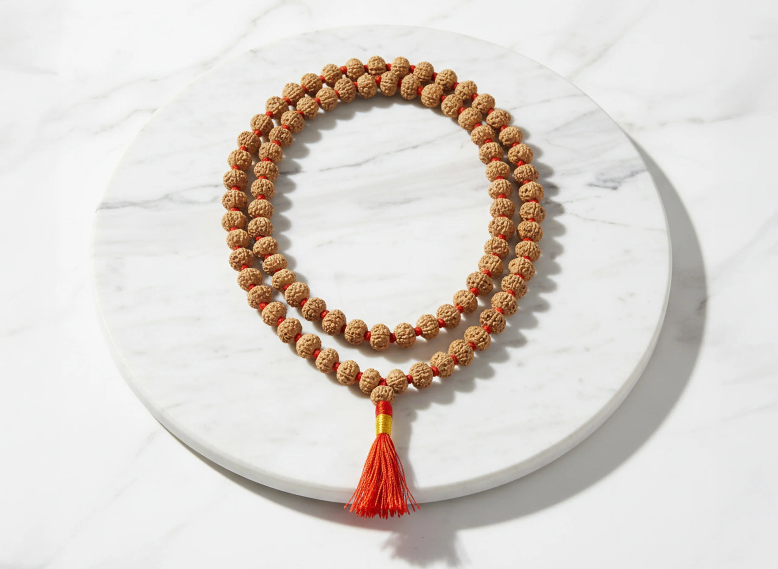 6 Mukhi Rudraksha Mala (Rosary) (108 Beads) - Image 2