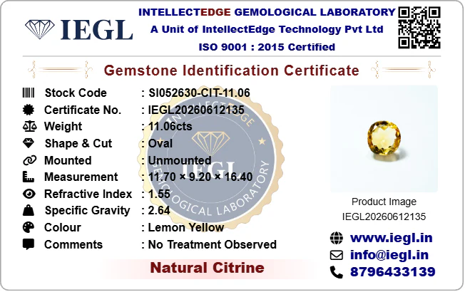 Citrine - 11.06 Carat - Image 3