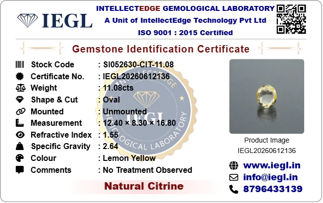 Citrine - 11.08 Carat - Image 3