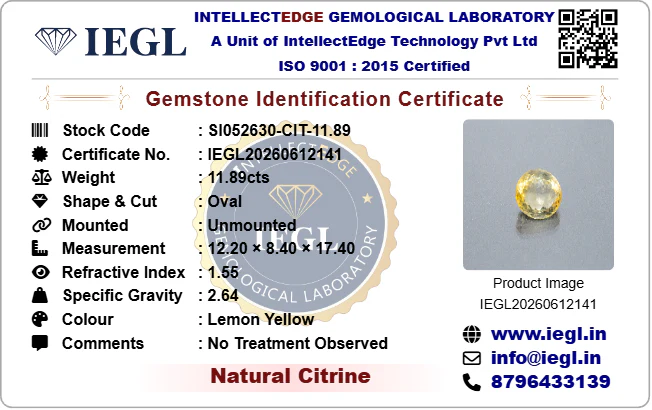 Citrine - 11.89 Carat - Image 3