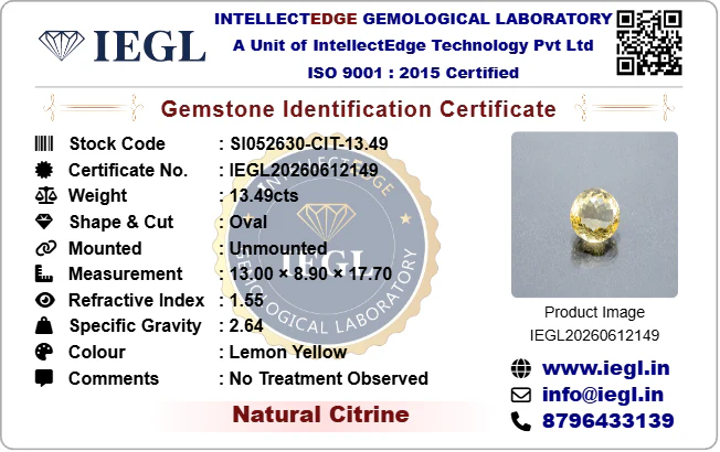 Citrine - 13.49 Carat - Image 3