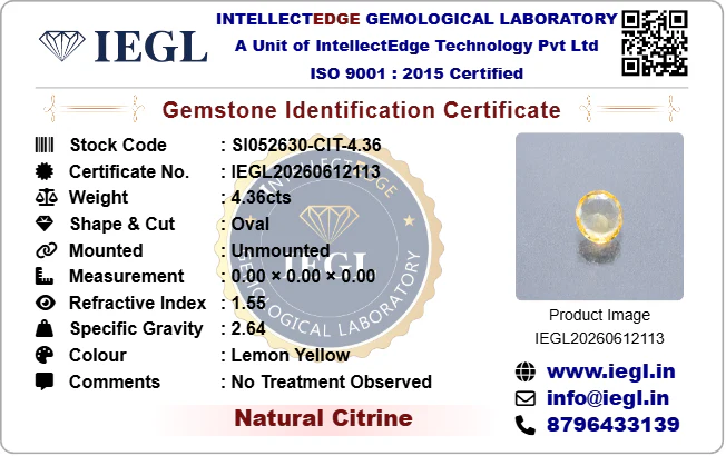Citrine - 4.36 Carat - Image 3