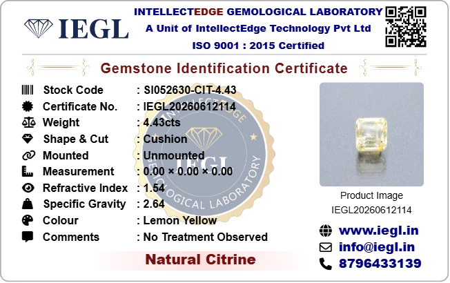 Citrine - 4.43 Carat - Image 3