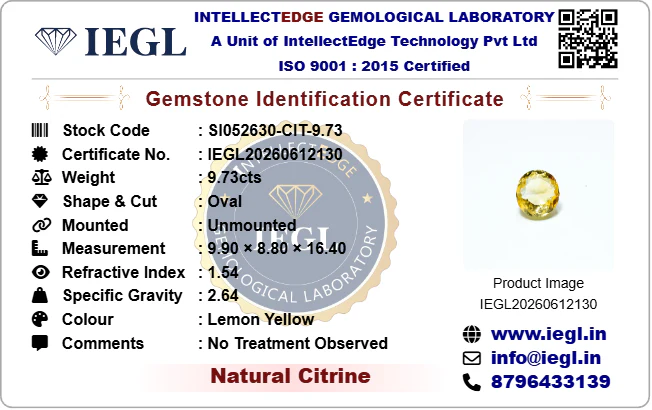 Citrine - 9.73 Carat - Image 3