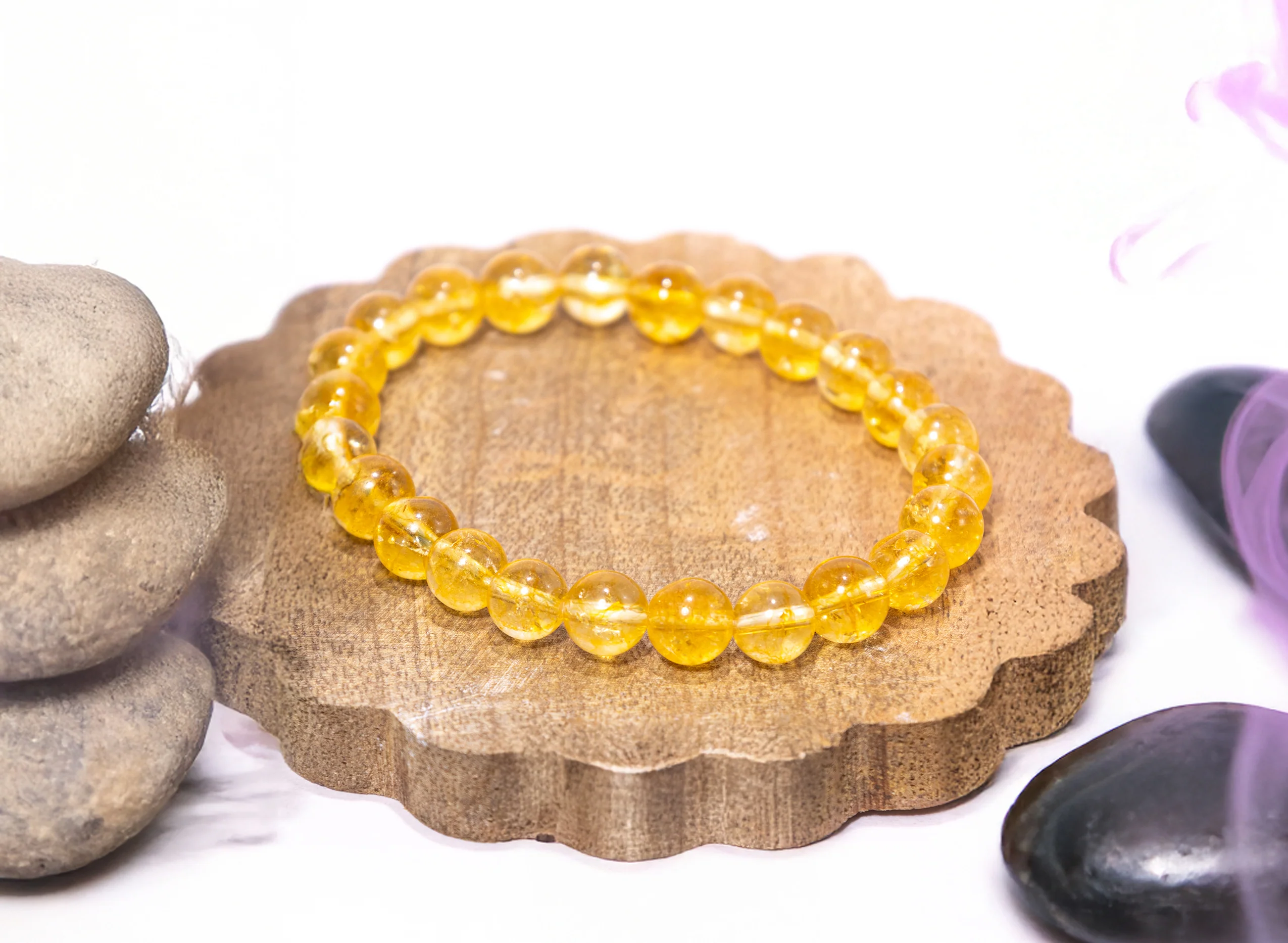 Natural Citrine (Sunela) Bracelet - Image 6