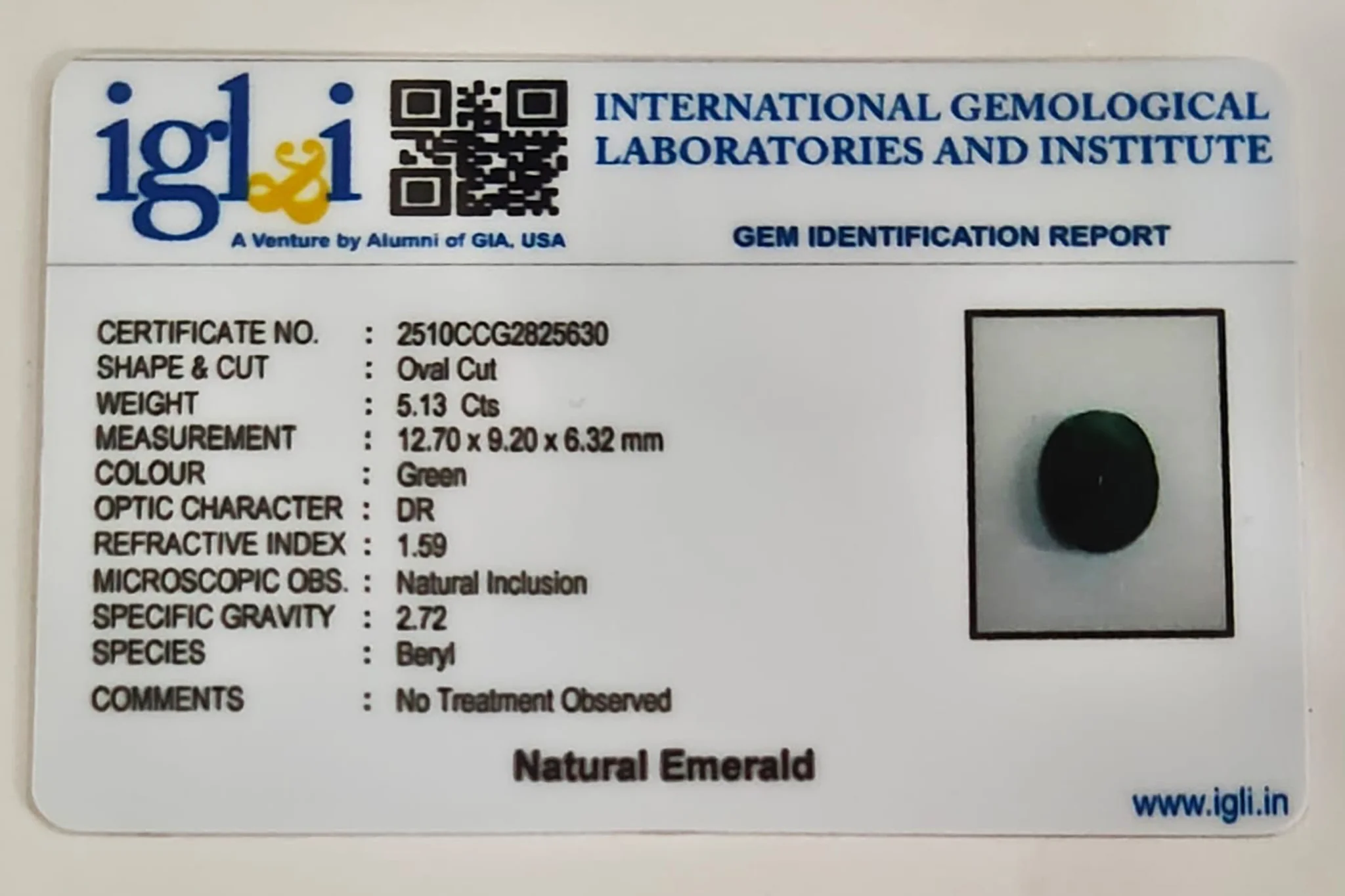 Brazilian Emerald 5.13 Carat - Image 3