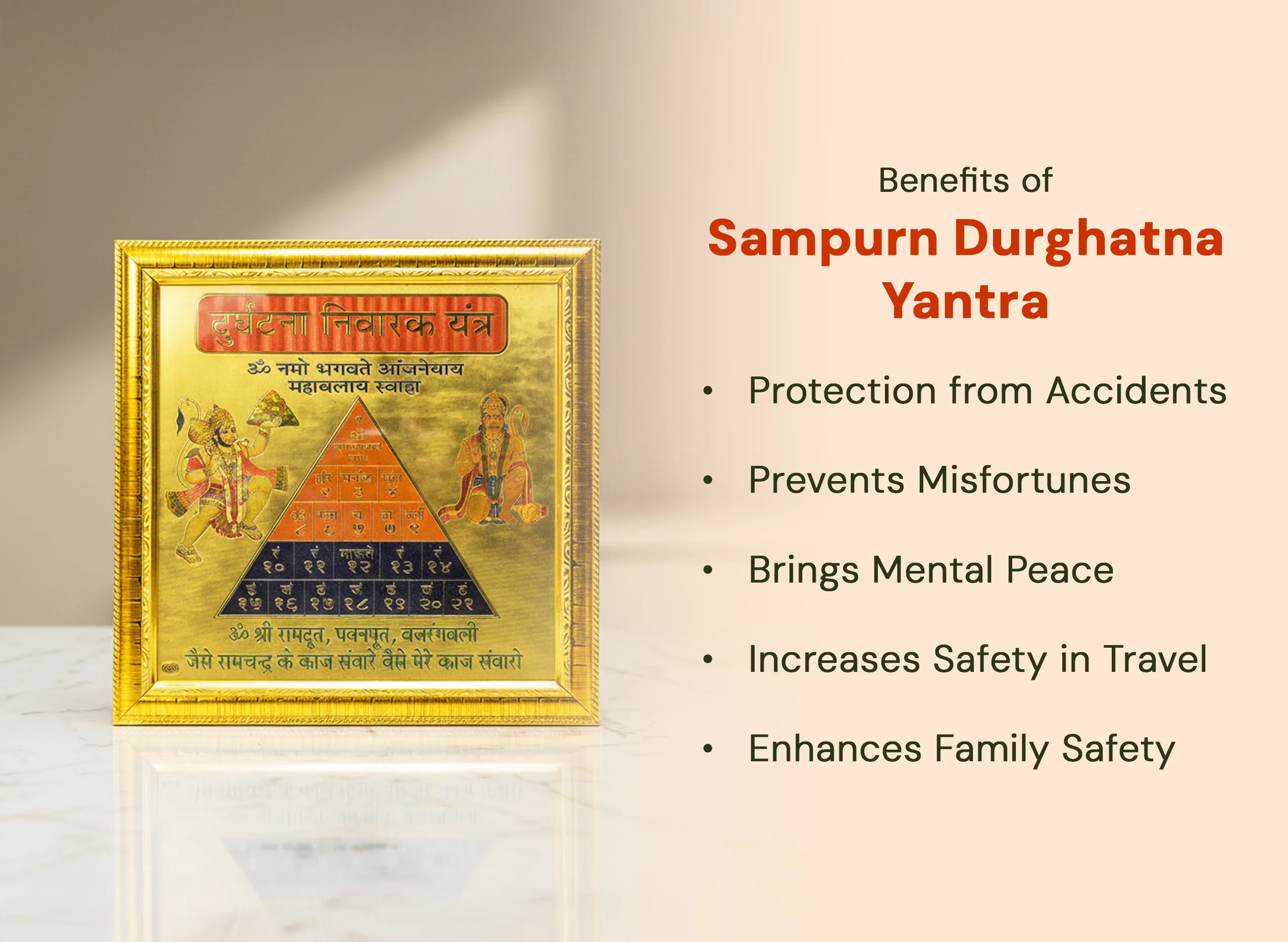 Hanuman Yantra - Durghatna Nashak Yantra - Image 3
