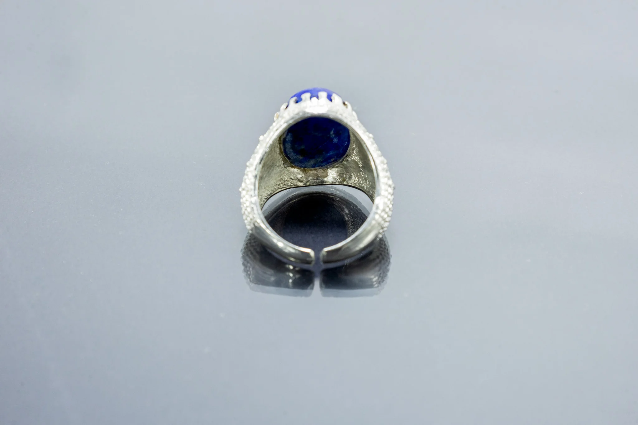Lapis Lazuli King Size Ring (10 Ratti) - Image 9