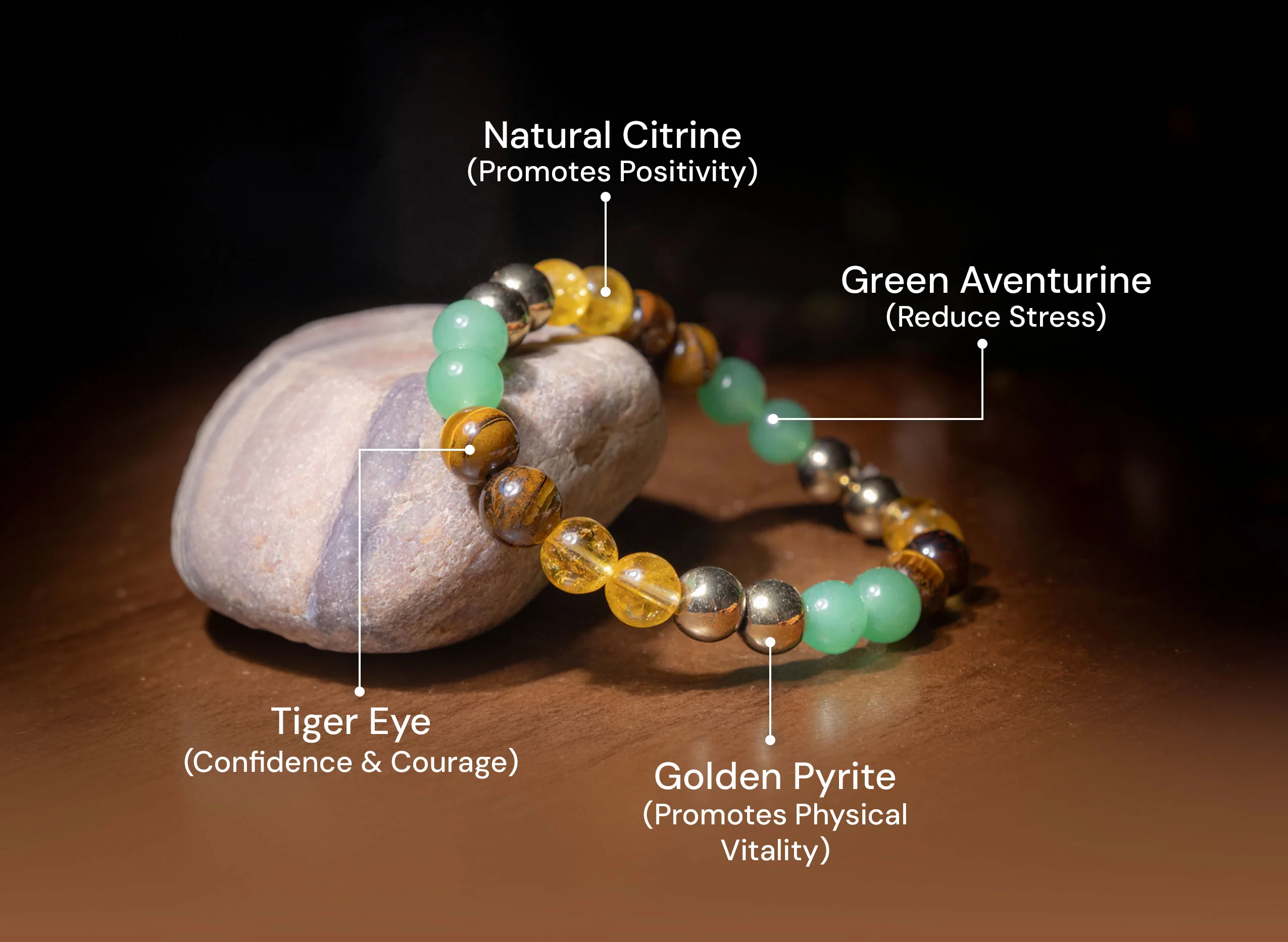 Money Magnet Bracelet (With Golden Pyrite) - Image 3