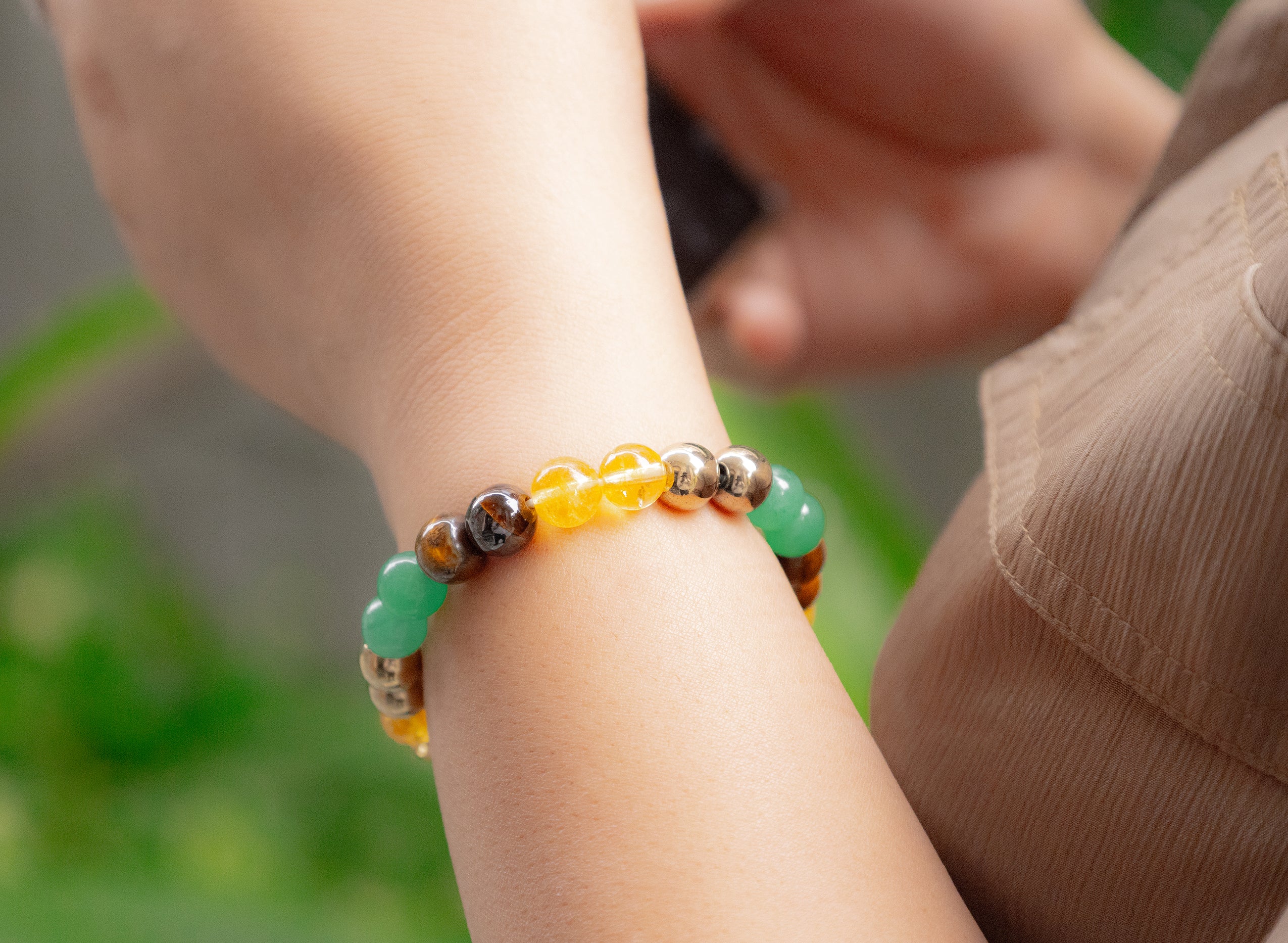 Money Magnet Bracelet (With Golden Pyrite) - Image 4