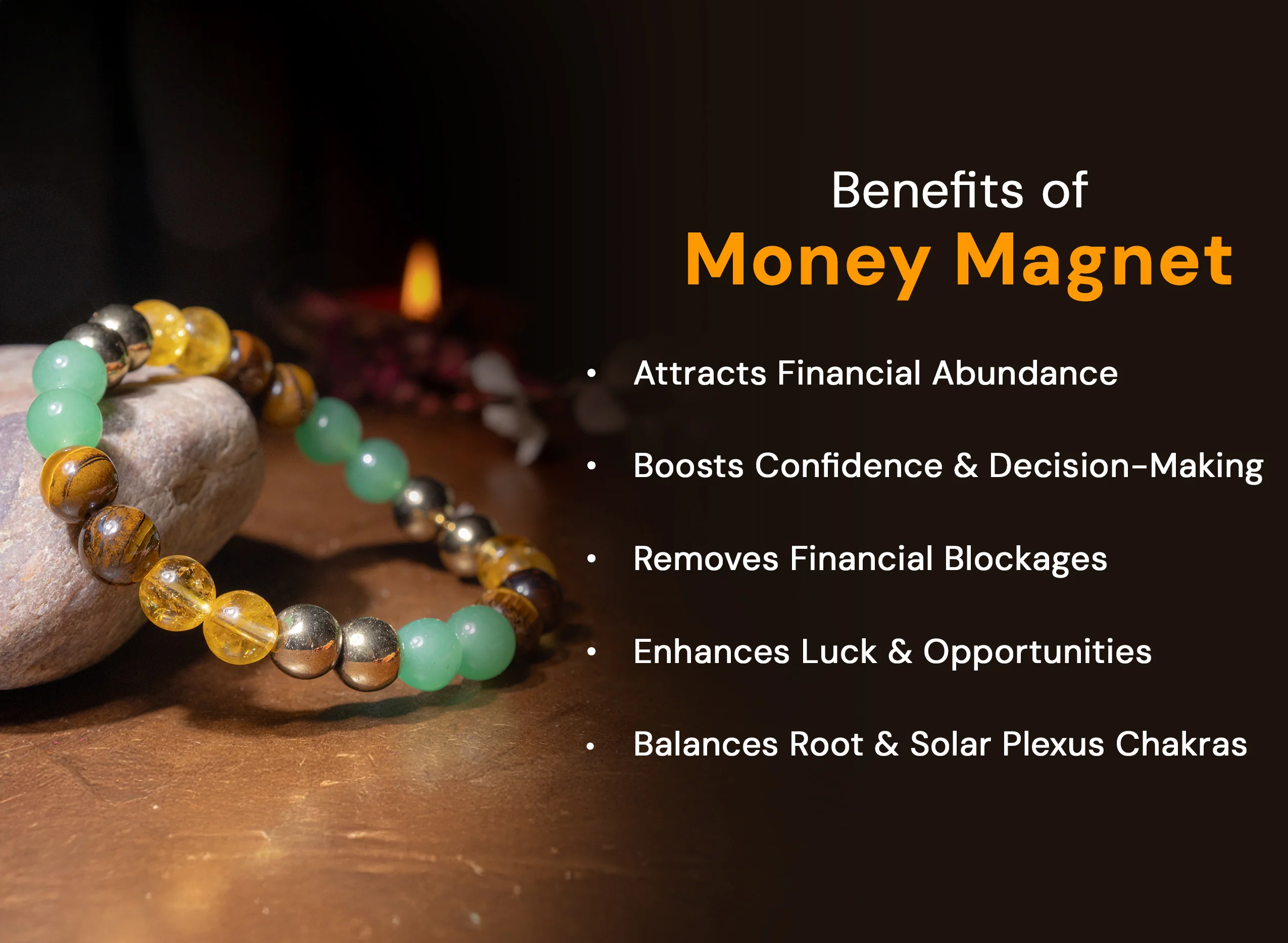 Money Magnet Bracelet (With Golden Pyrite) - Image 5