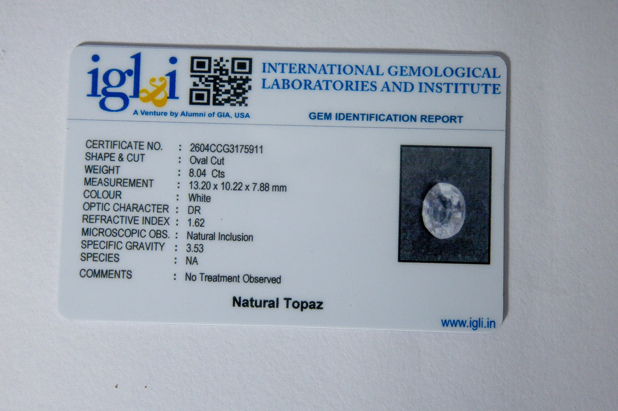 Topaz - 8.04 Carat - Image 3