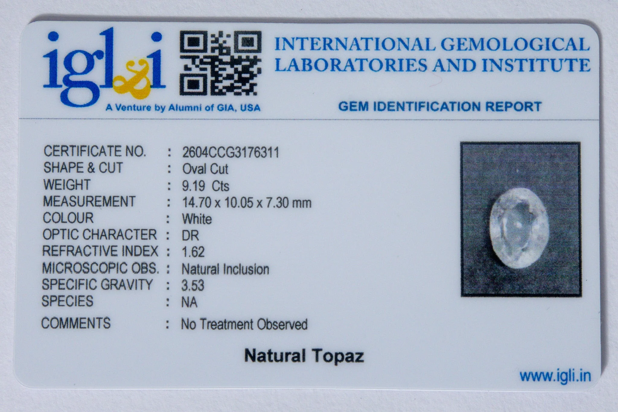 Topaz - 9.19 Carat - Image 3