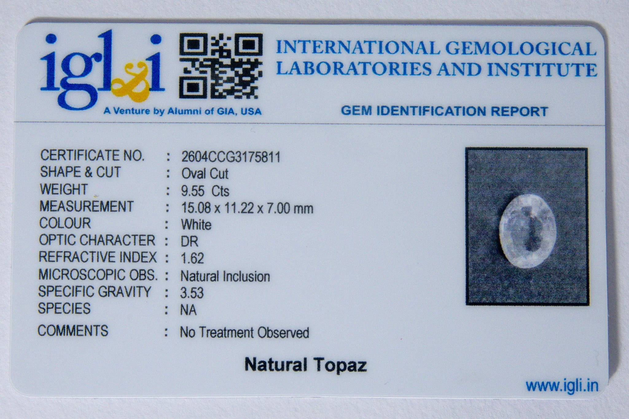 Topaz - 9.55 Carat - Image 3