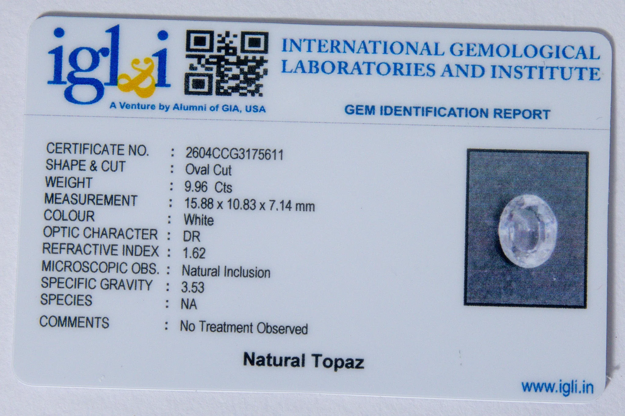 Topaz - 9.96 Carat - Image 3