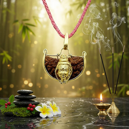 Ek Mukhi - One-Faced Shiva Rudraksha Pendant - Lab Certified (Without Mala) - Image 2