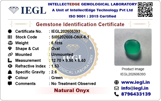 Onyx - 6.10 Carat - Image 3