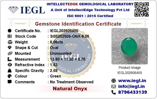 Onyx - 8.06 Carat - Image 3