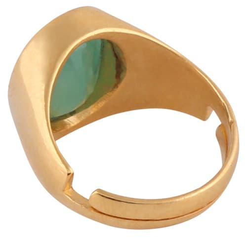 Onyx Panchdhatu Ring | Lab certified | Adjustable Ring - Image 4