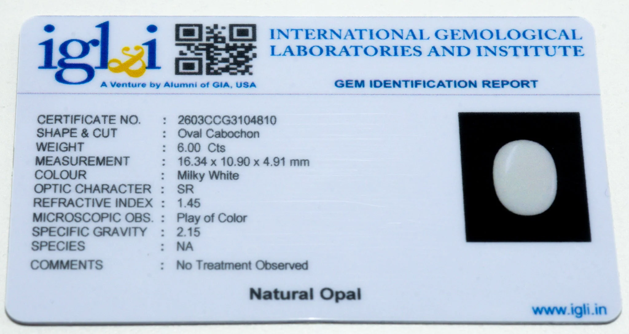 Opal - 6 Carat - Image 3