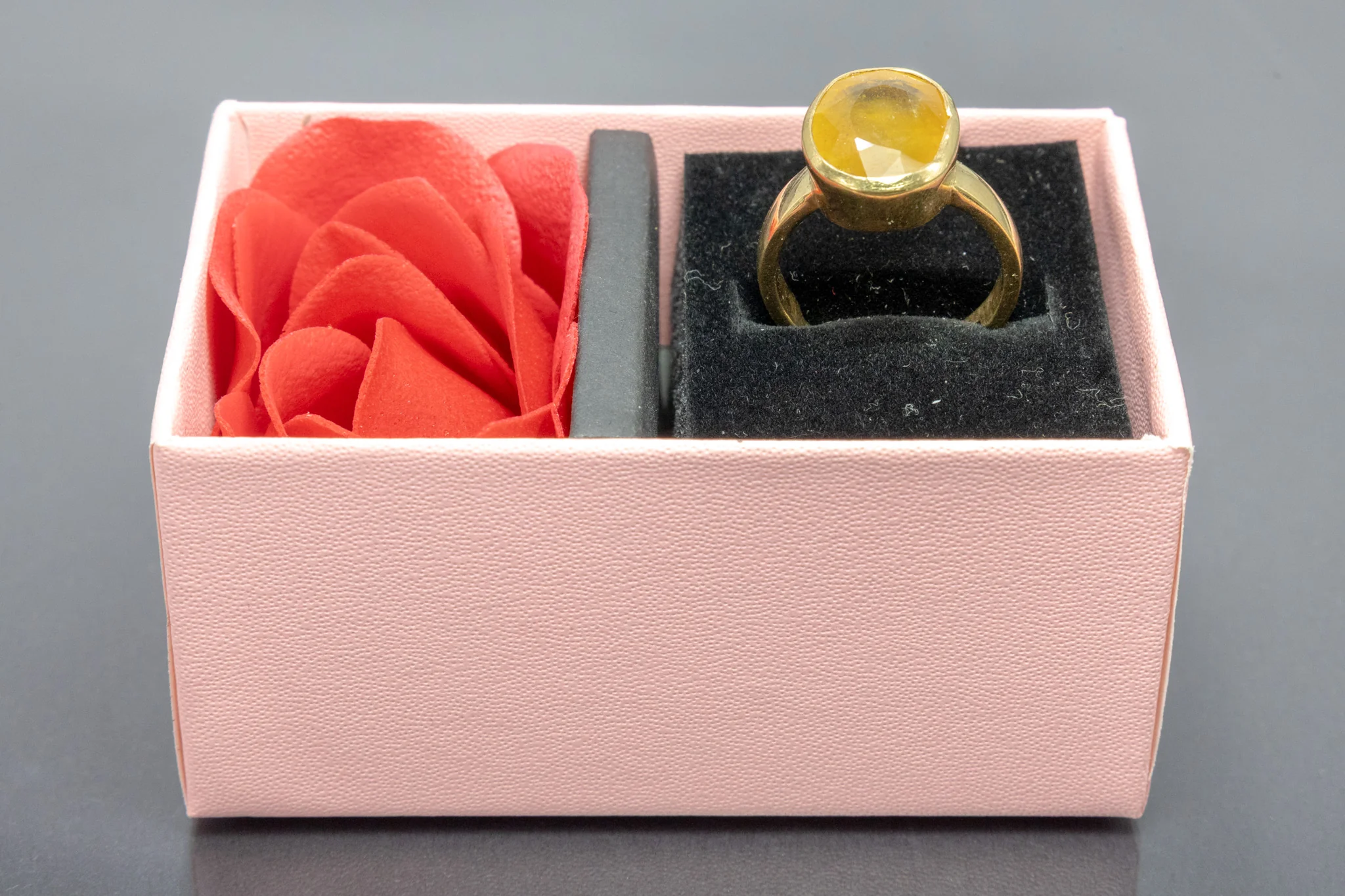 Premium Yellow Sapphire Ring (10 Ratti) - Image 4