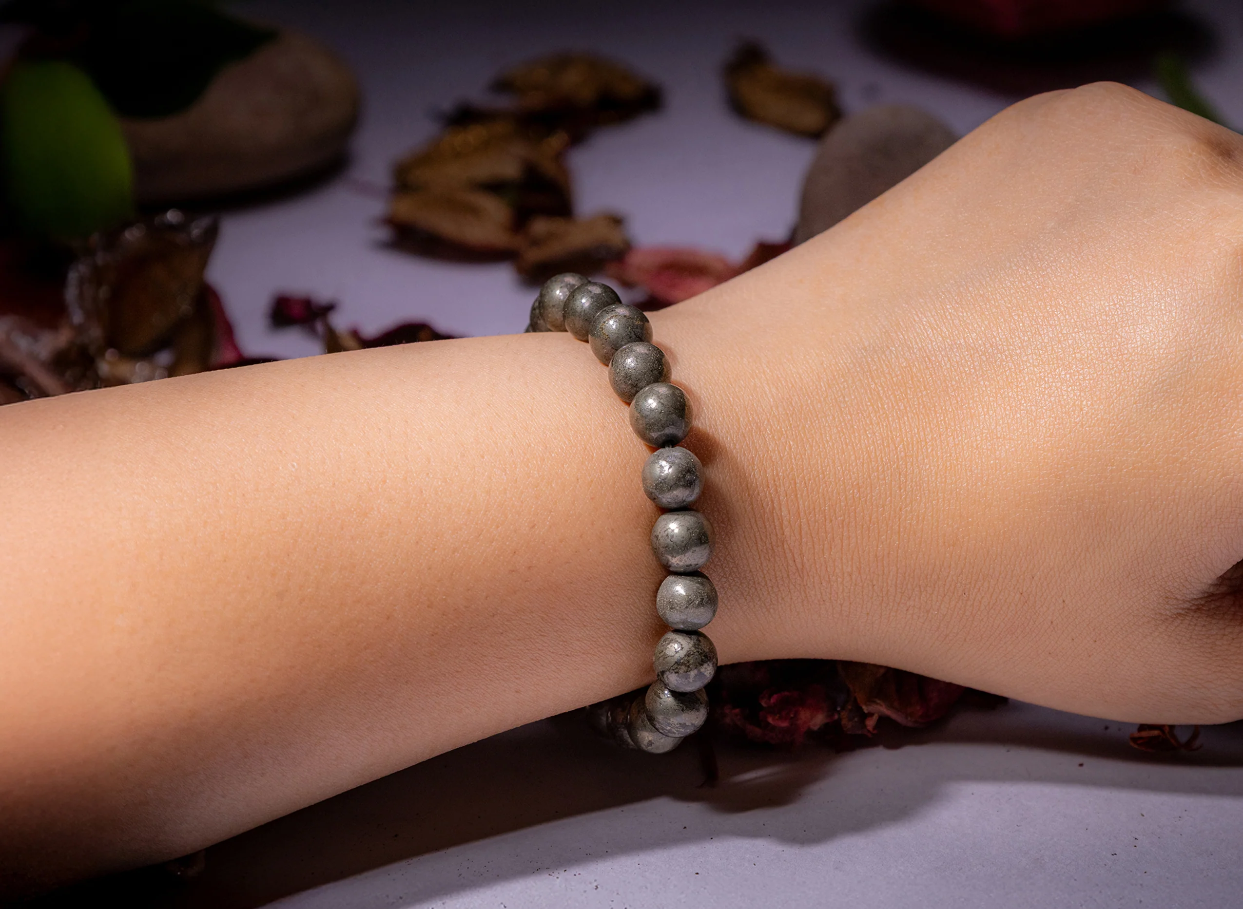 Raw Pyrite Bracelet - Image 3