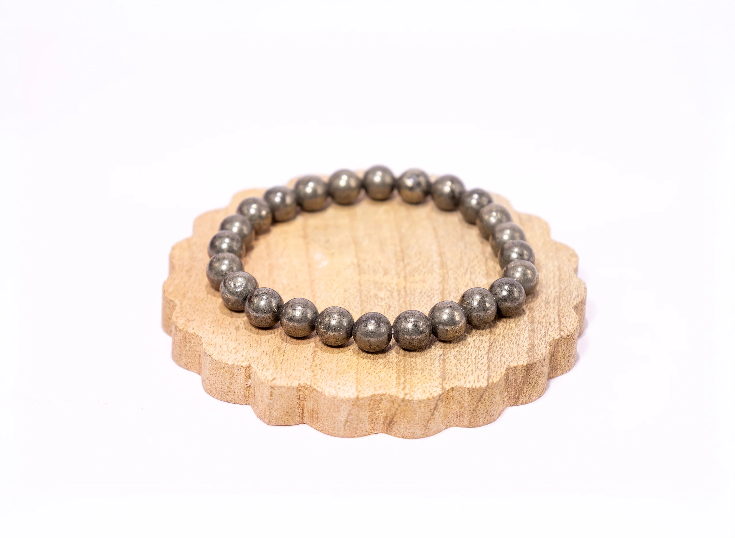 Raw Pyrite Bracelet - Image 4
