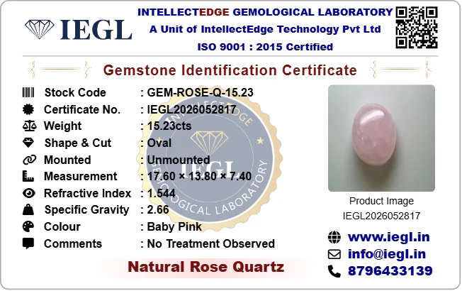 Rose Quartz - 15.23 Carat - Image 3