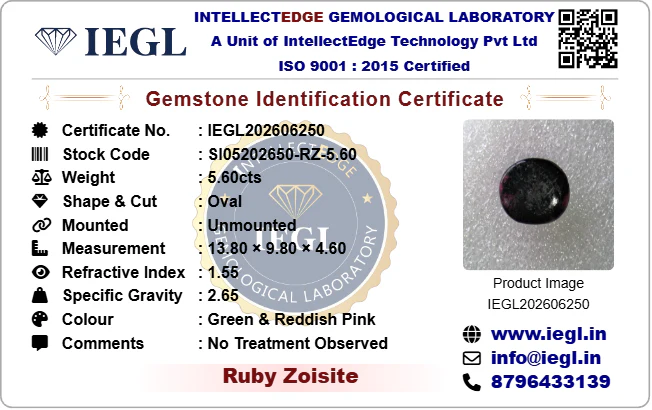 Ruby Zoisite - 5.60 Carat - Image 3