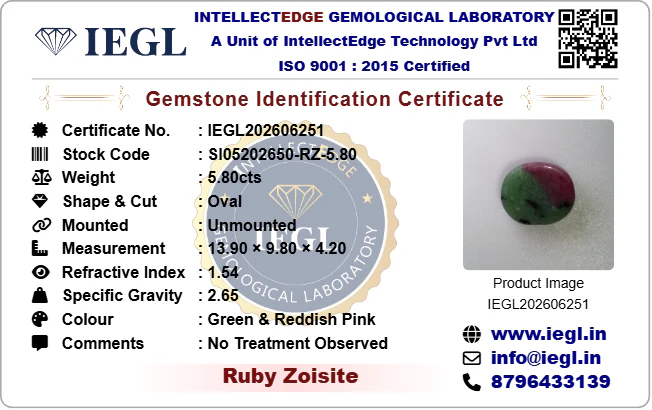 Ruby Zoisite - 5.80 Carat - Image 3