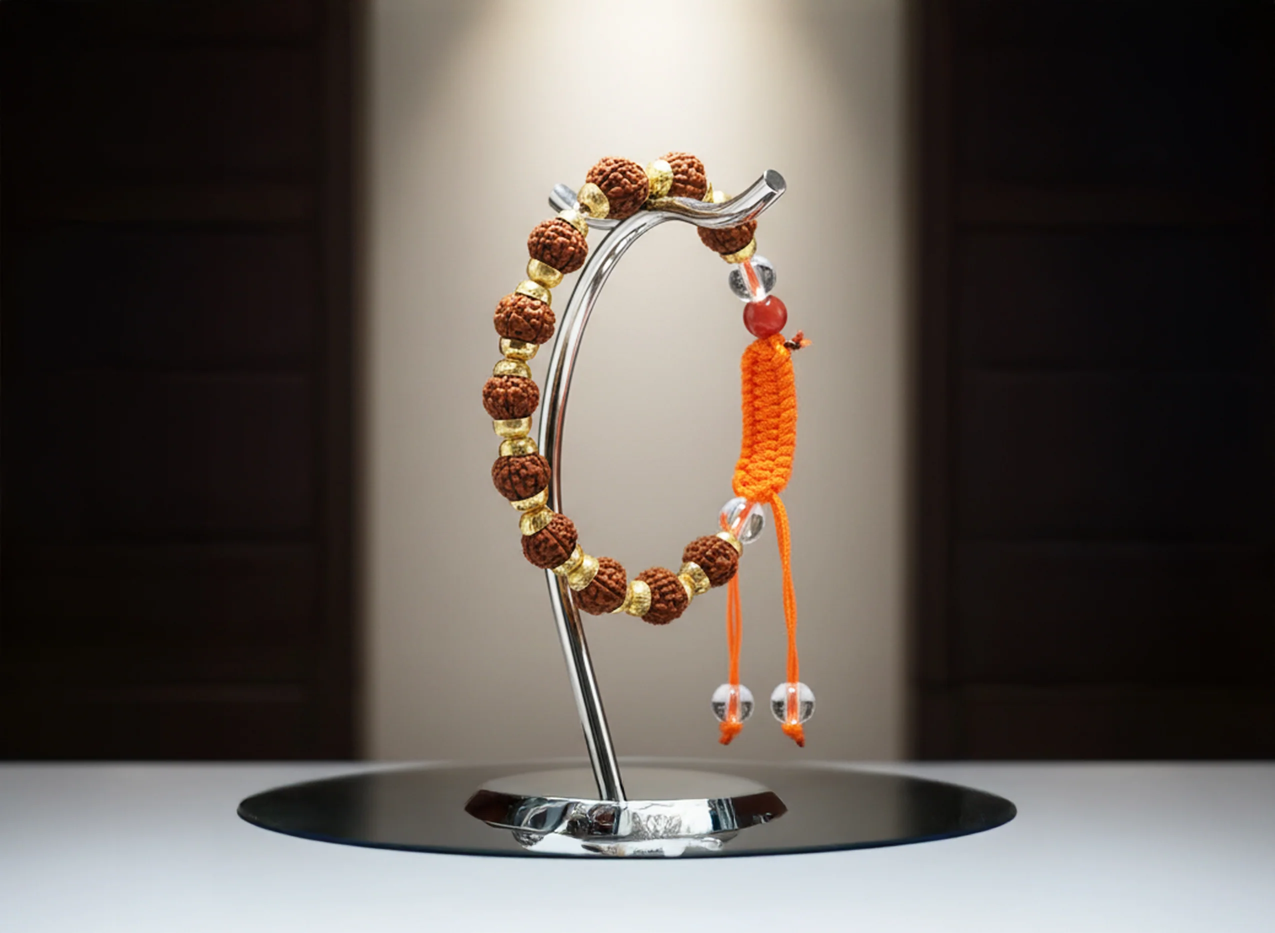Rudraksha Bracelet (6 mm) - Image 4